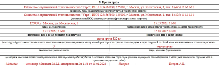 В каких случаях используется транспортная накладная?