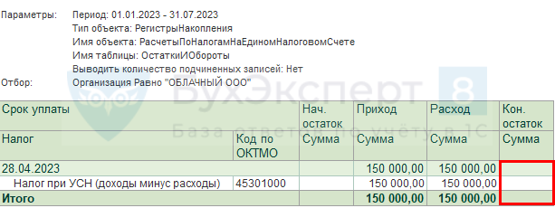 Авансы в расчете 6-НДФЛ-2023