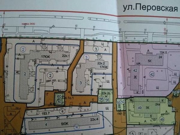 Состав и площадь придомовой территории