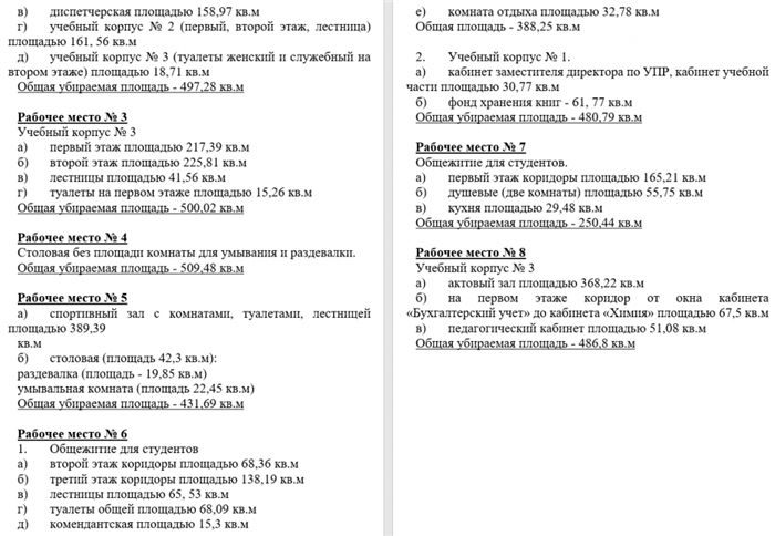 2. Количество учащихся и персонала