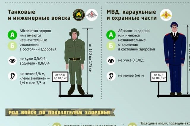 Как проверить прошла. Призыв в армию инфографика. Категории годности в армию. Категории в армии. Категория а в армии какие войска.